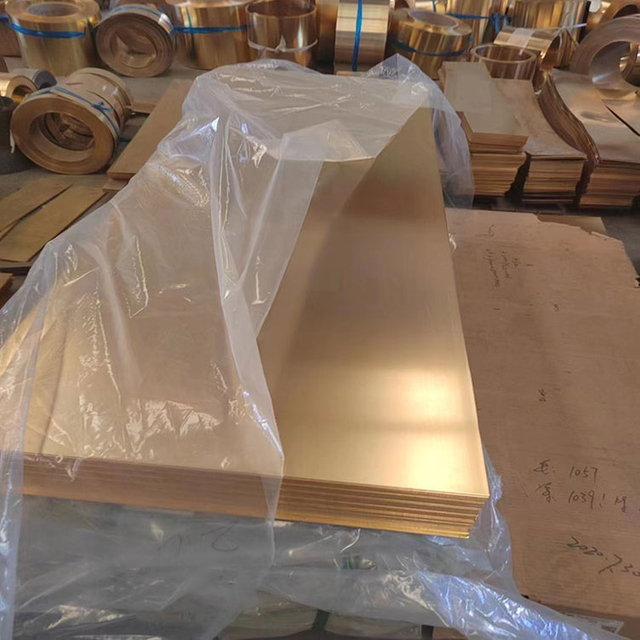Brass plate