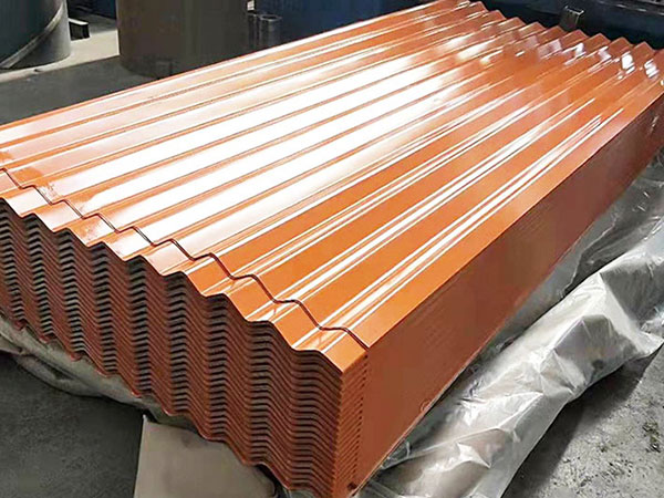 Corrugated steel plate