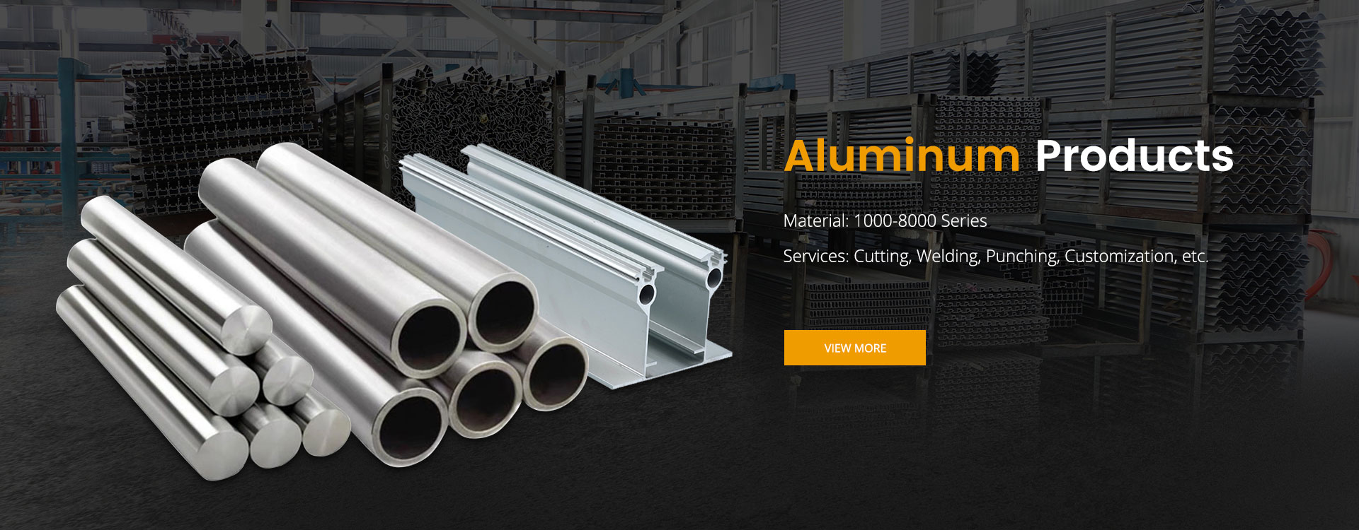 Aluminum pipe bar